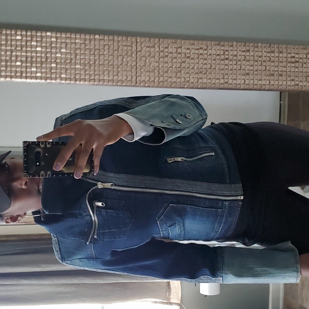 4 toned jean jacket